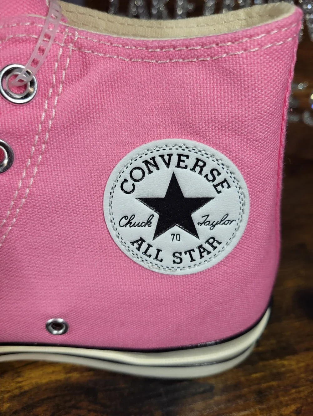 Converse Chuck 70 Taylor vintage style High Top Sneakers - Pink - Picture 5 of 14